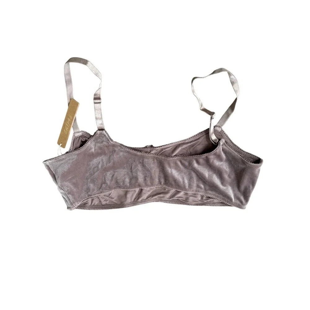 SKIMS Velvet Swim Bandeau Top Umber Brown BT-SCP-8324W NWT Size 2X